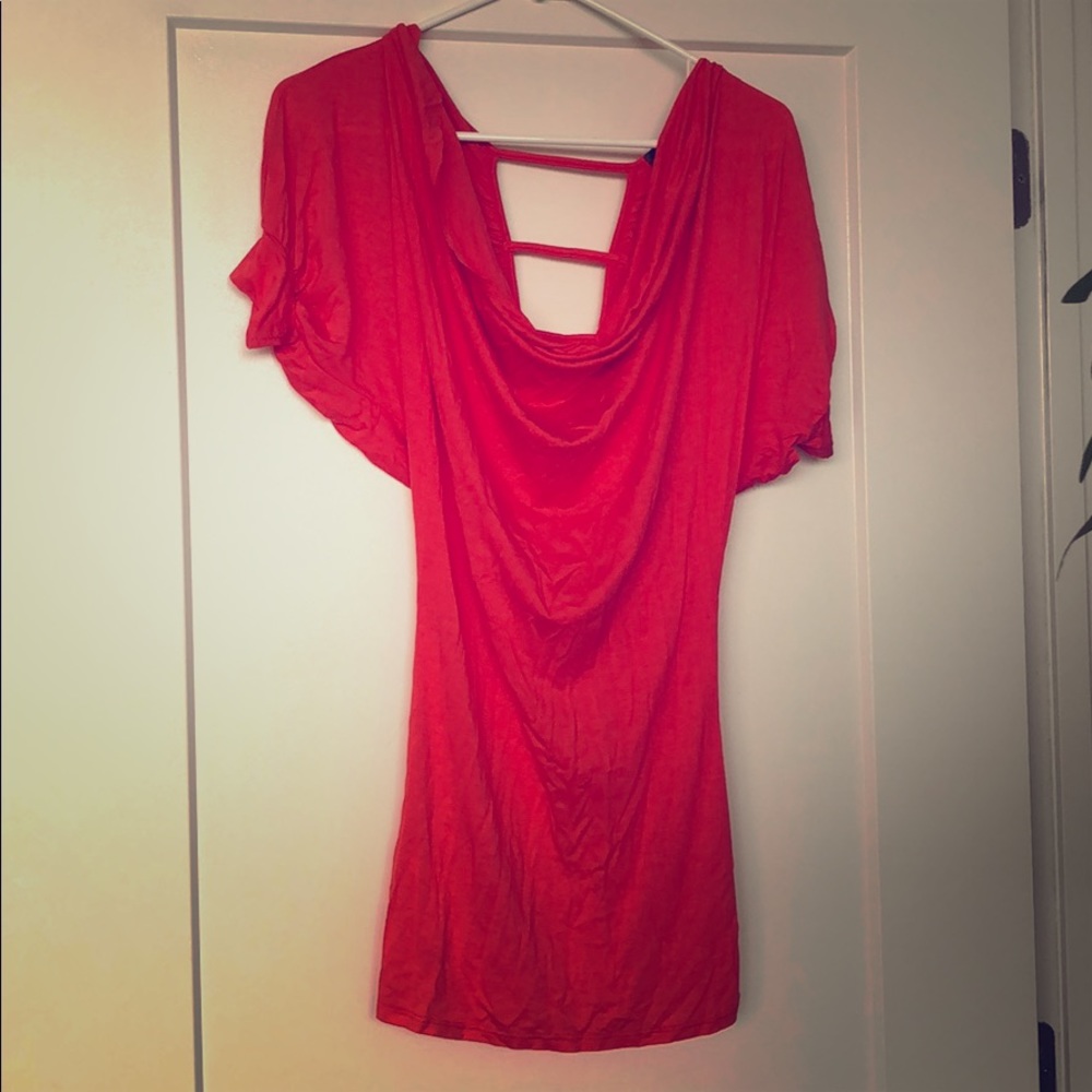 Orange blouse